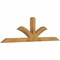 Ekena Millwork Richland Rough Sawn Timber Gable Bracket, Western Red Cedar, 84"W x 24"H x 4"D x 4"F, 7/12 Pitch GBW084X24X0404RIC00RWR - alternate 4